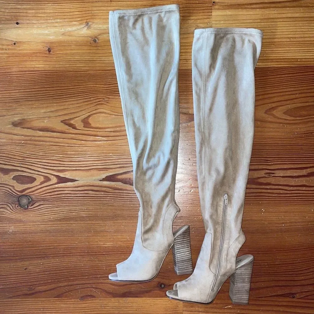 tan suede